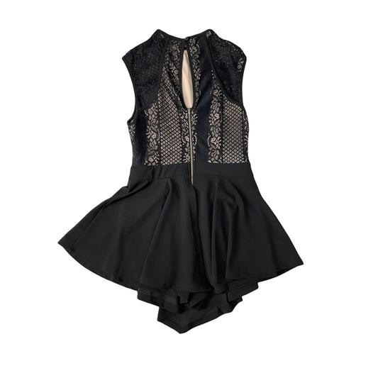 Black Lace Skirt Romper - M/L