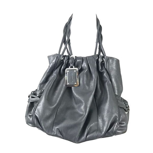 B. Makowsky Leather Satchel Bag