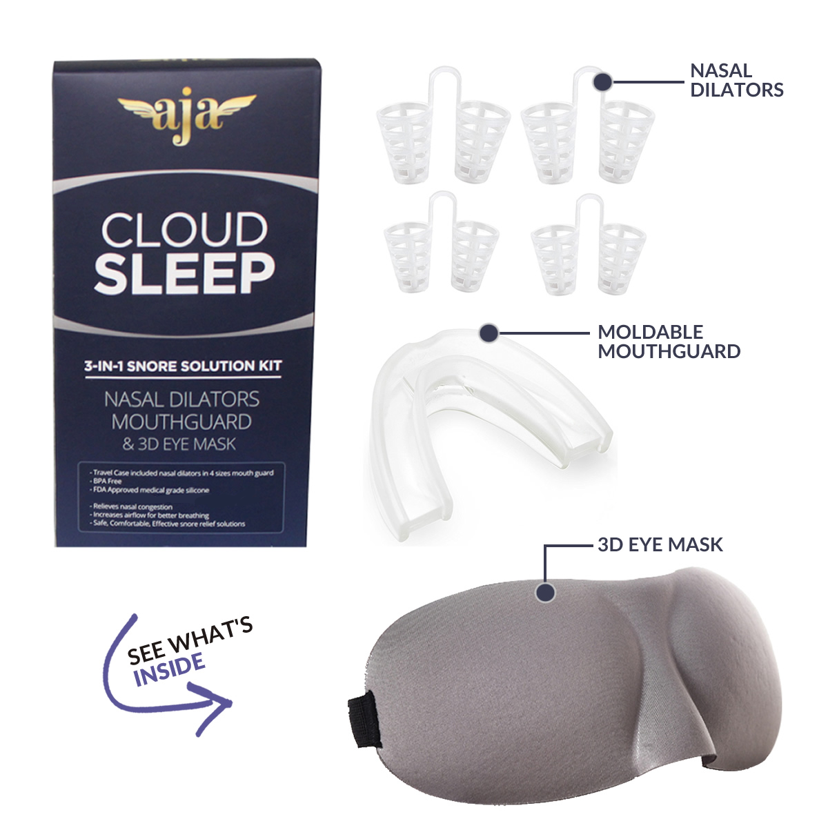 Nighttime Dental Guard and Snoring Solution