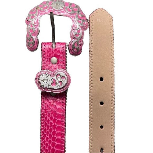 Pink RAD Western Rhinestone Belt L